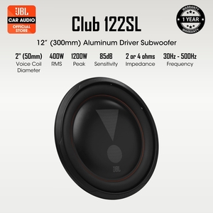 JBL CLUB 122SL | 12" Aluminum Driver Subwoofer